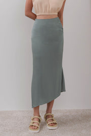 KARINA Asymmetric Long Skirt