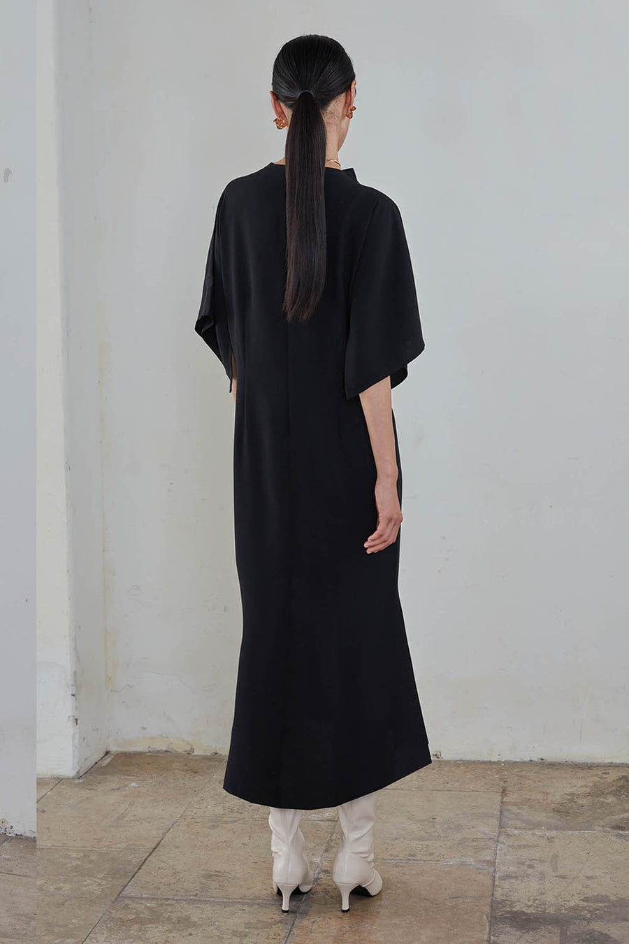 PERUGIA Dress with Cowl Neckline