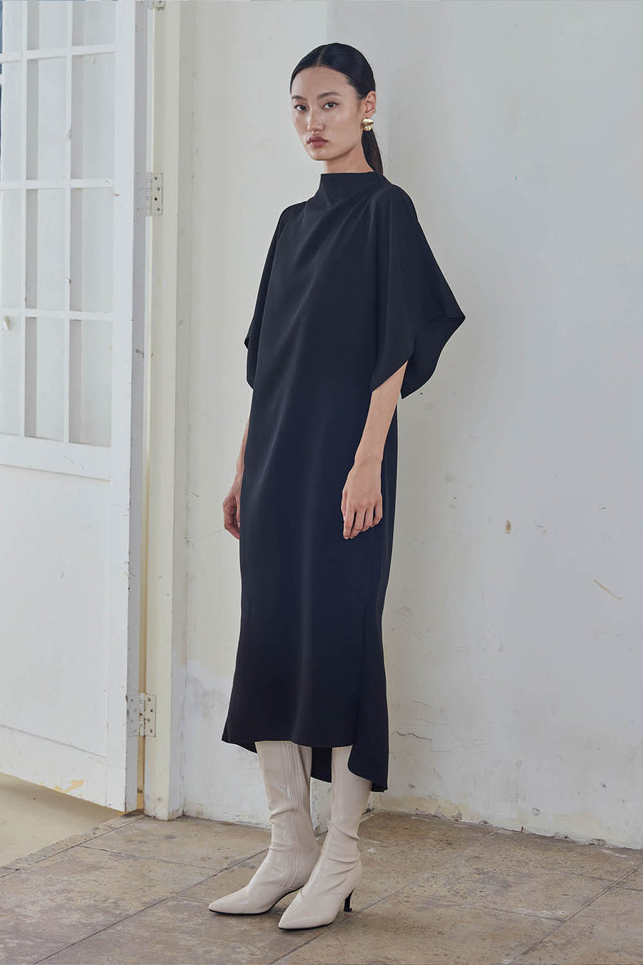 PERUGIA Dress with Cowl Neckline