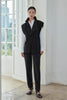 RUBIK Asymmetric Striped Wool Vest