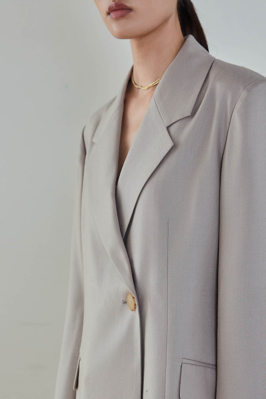 VORE Taupe Wool Blazer